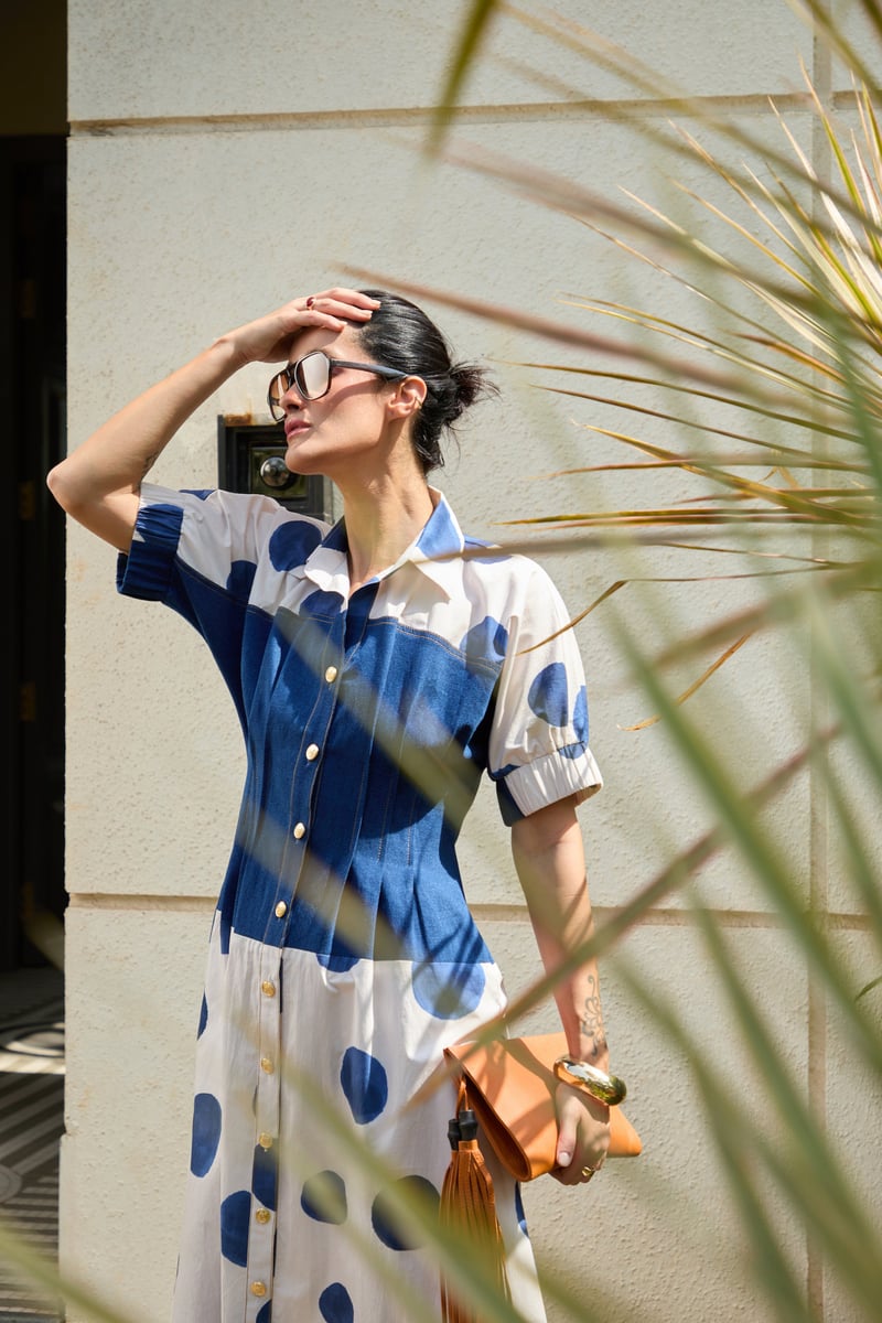 Monet Polka Dress