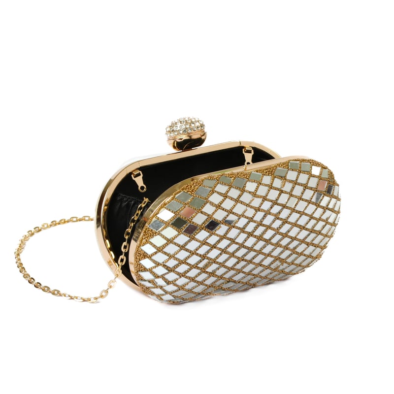 Gilded Mosaic Clutch