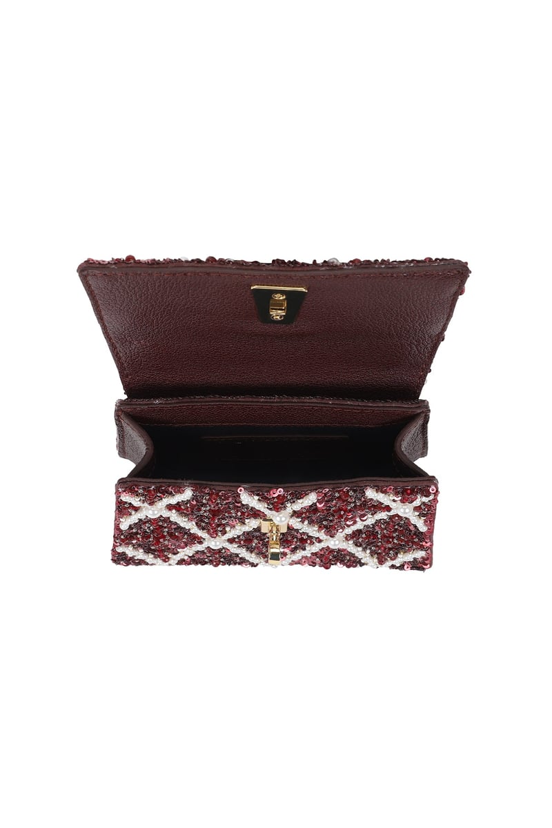Erica Sangria Handheld Bag