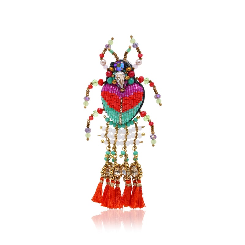 Spotty Moth Hop Earring