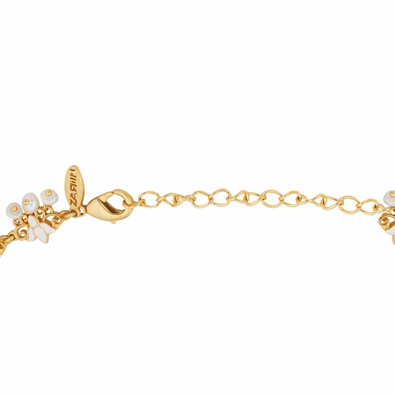 Lotus Silk Delicate Collar Necklace