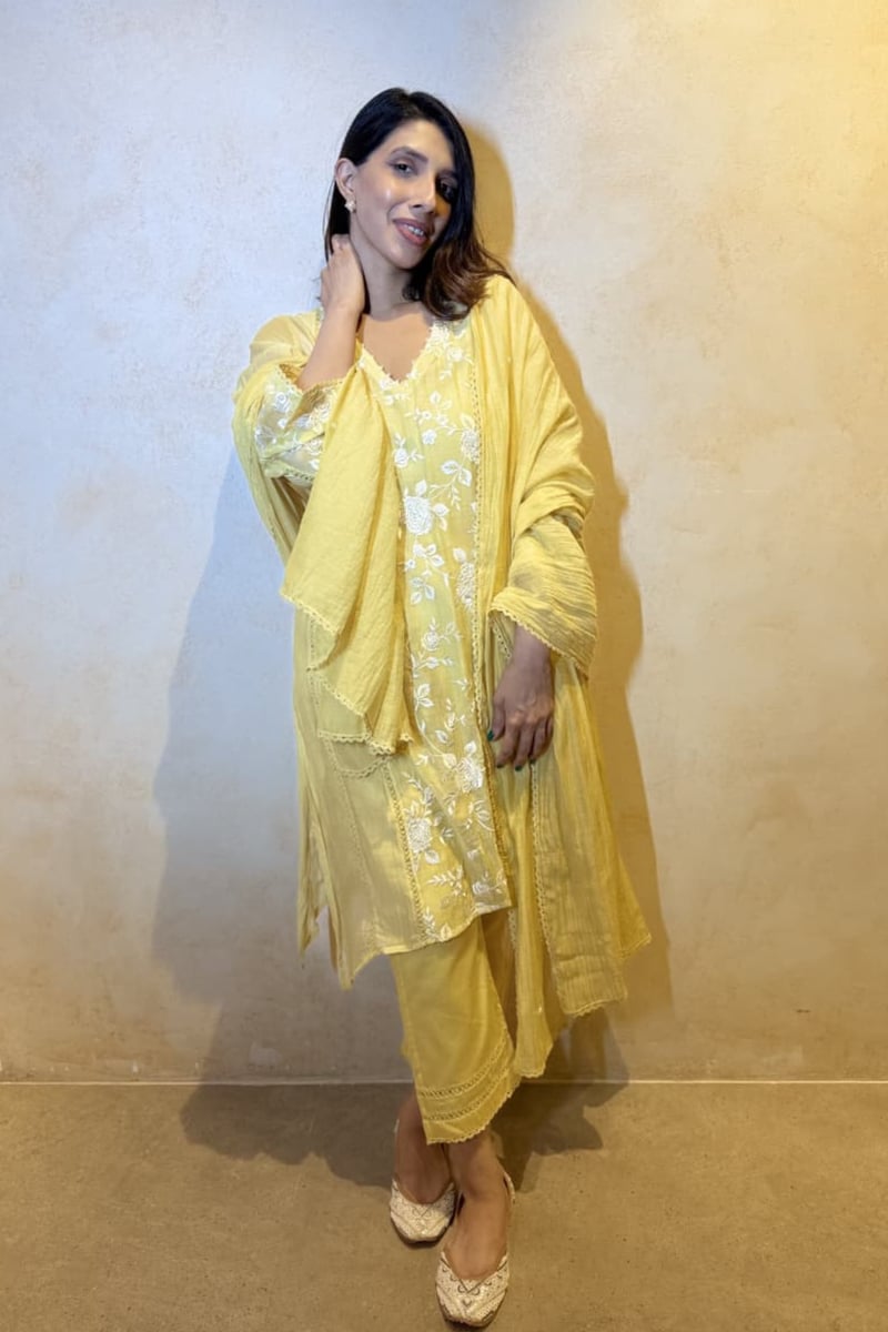 Dahlia Dupatta Set