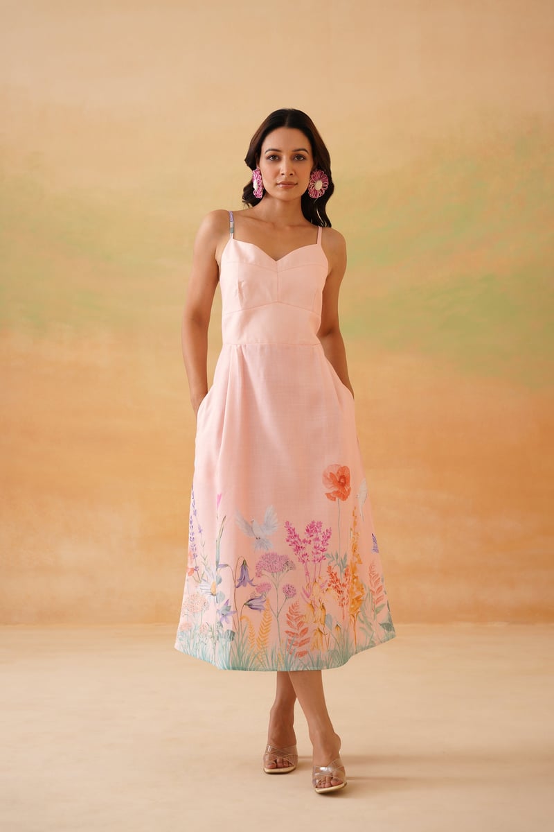 Gardenia Glow Corset Dress — IERA