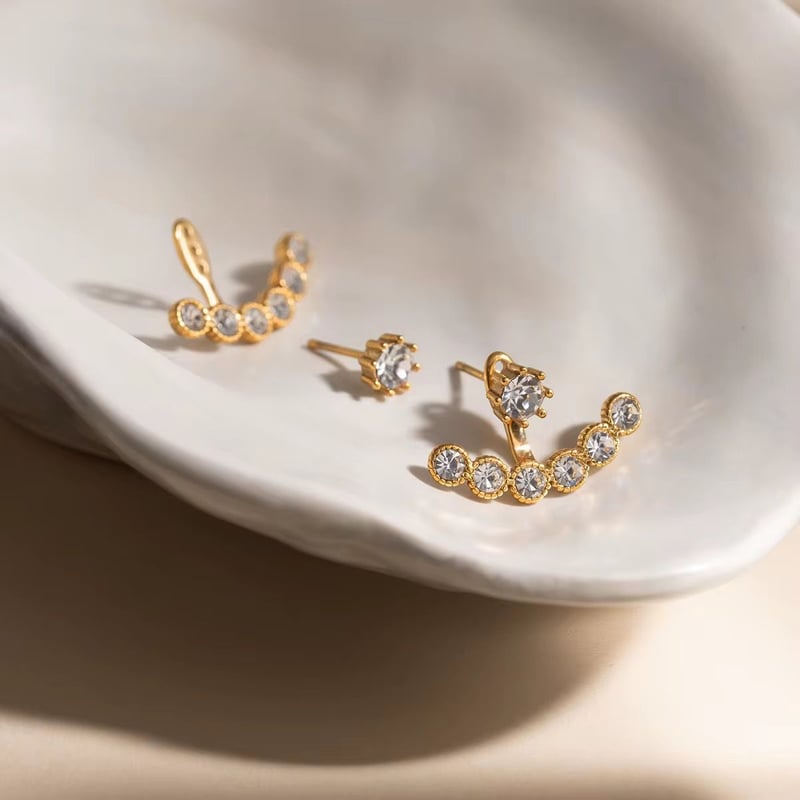 18K Gold Plated Classic Hoop Earrings, Zara