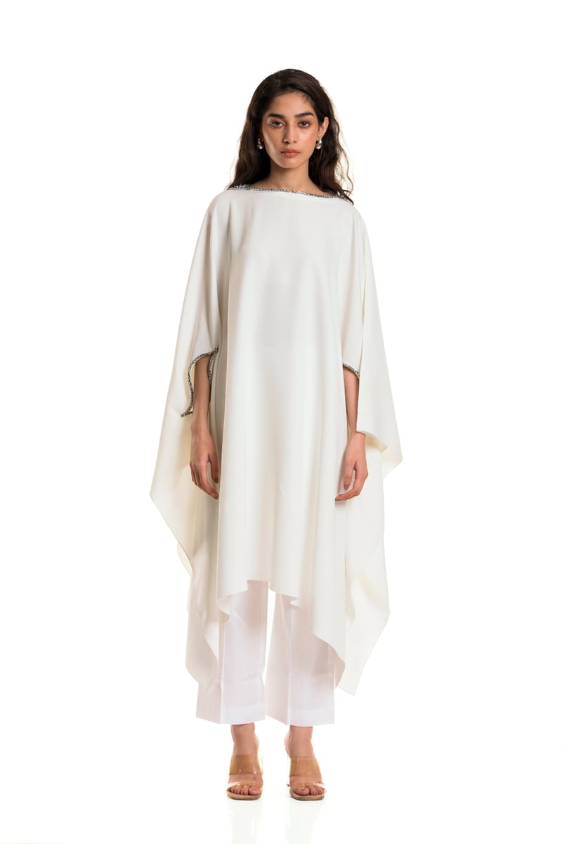 Kaftan with Scalloped Cuffs — Studio MuGu