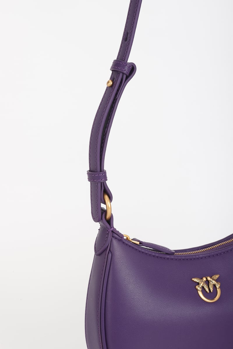 Baby Half Moon Leather Shoulder Bag