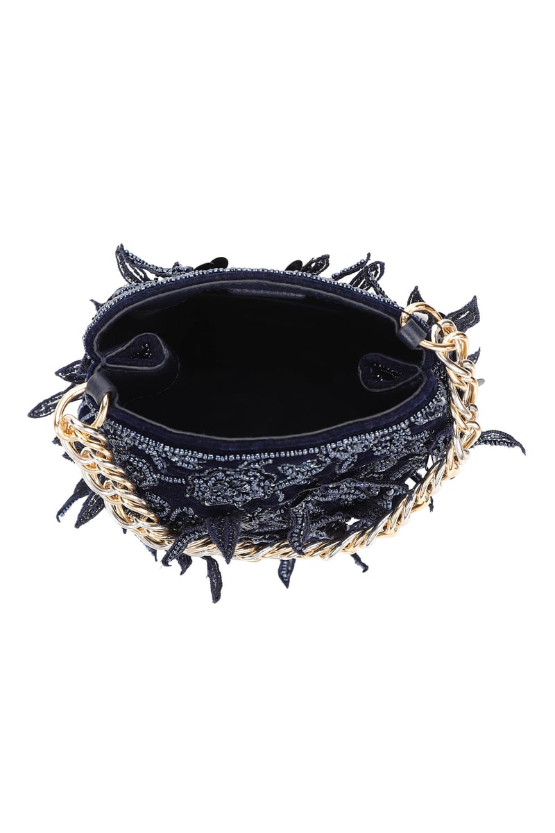 Seher Blue Potli Bag