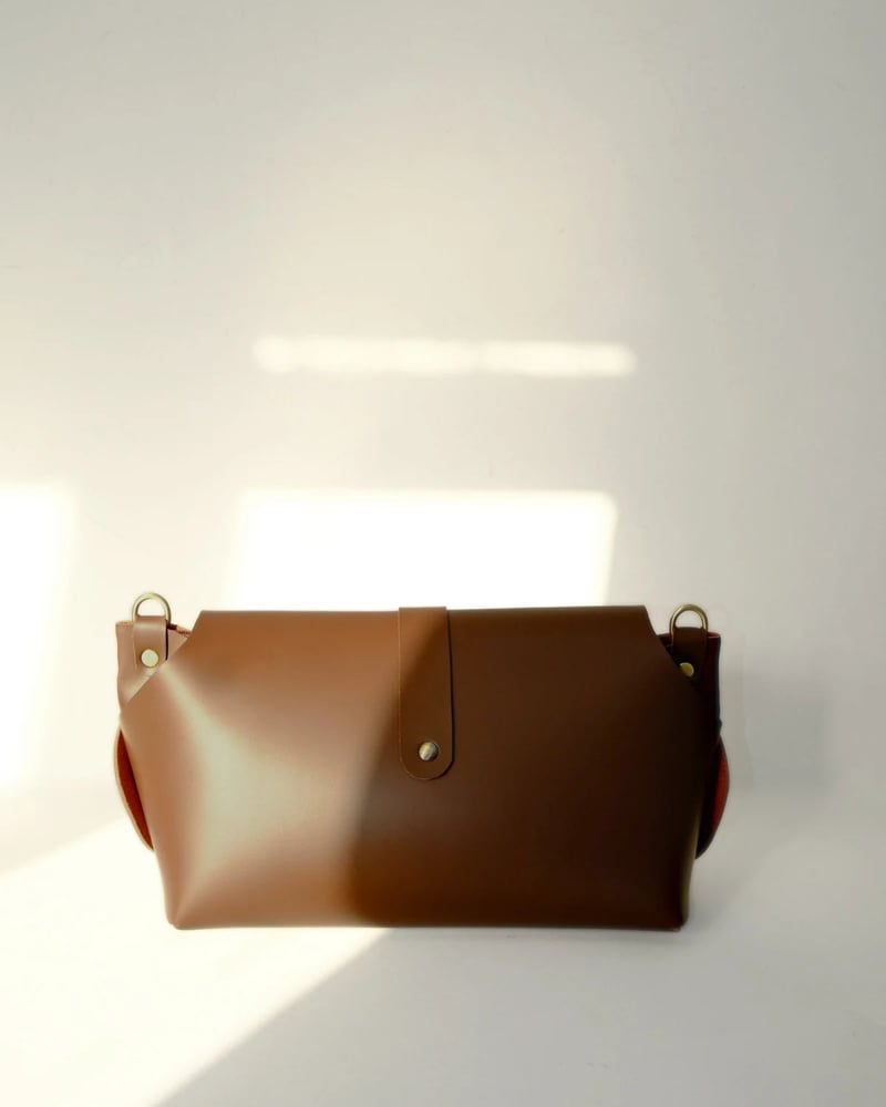 Multi Strap Sling Bag - Brown (Without Strap)