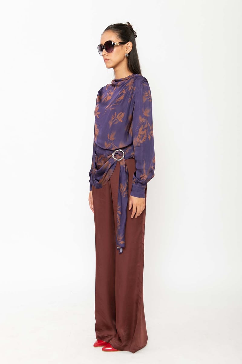 Creme Brulee Top Purple