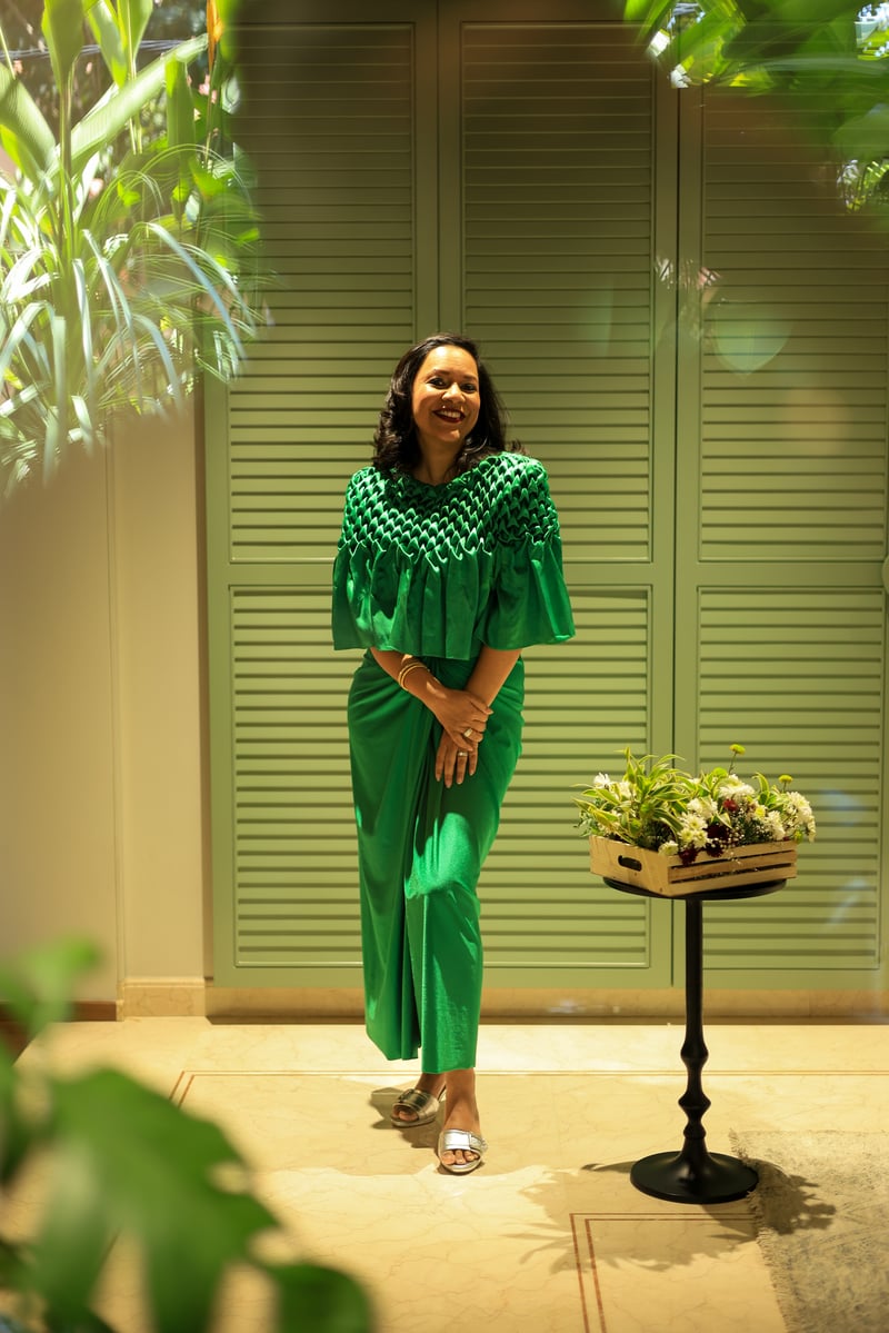 Dahlia Montone Cape With Ruched Skirt