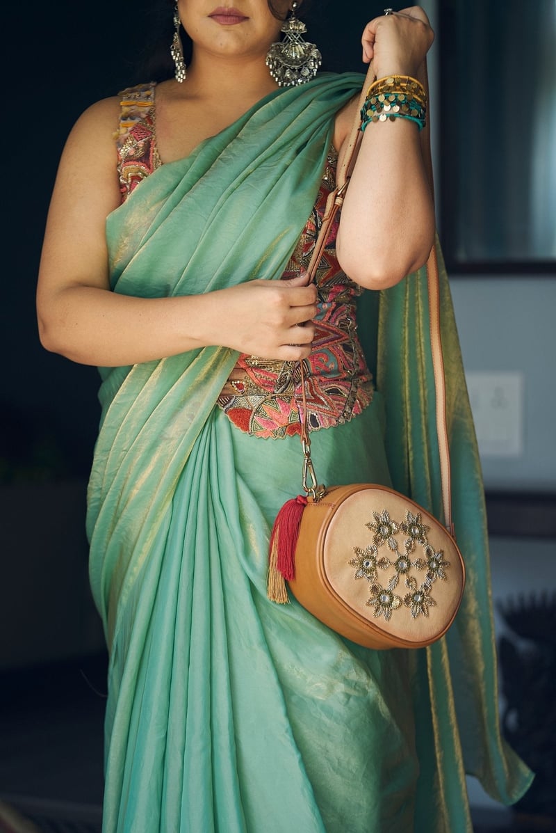 Jhilmil Leather Bag