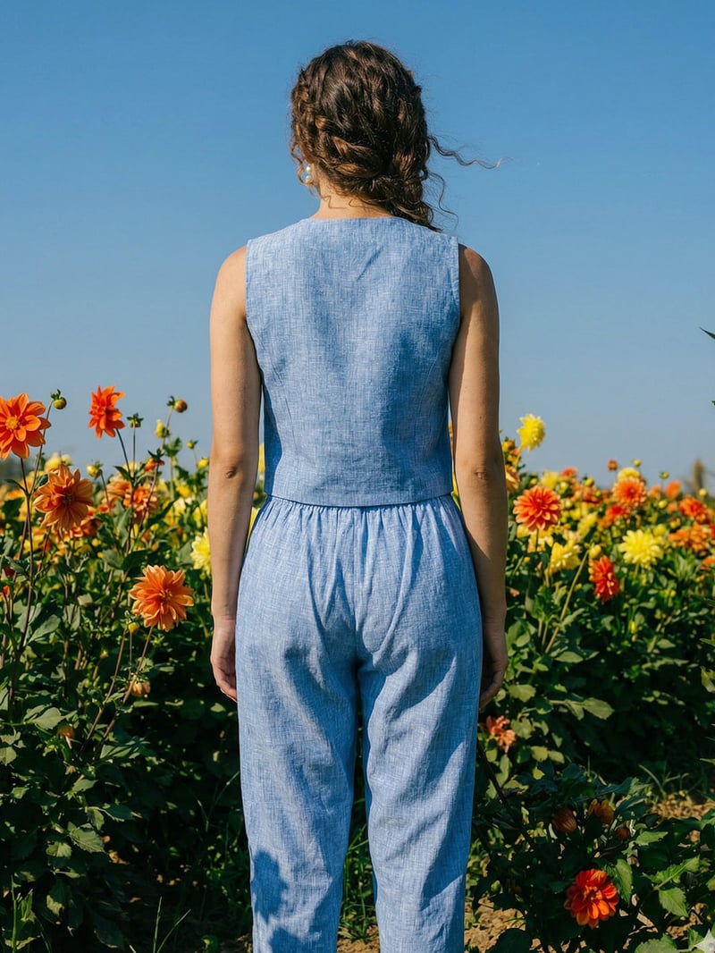 Wildberry Cotton Waistcoat