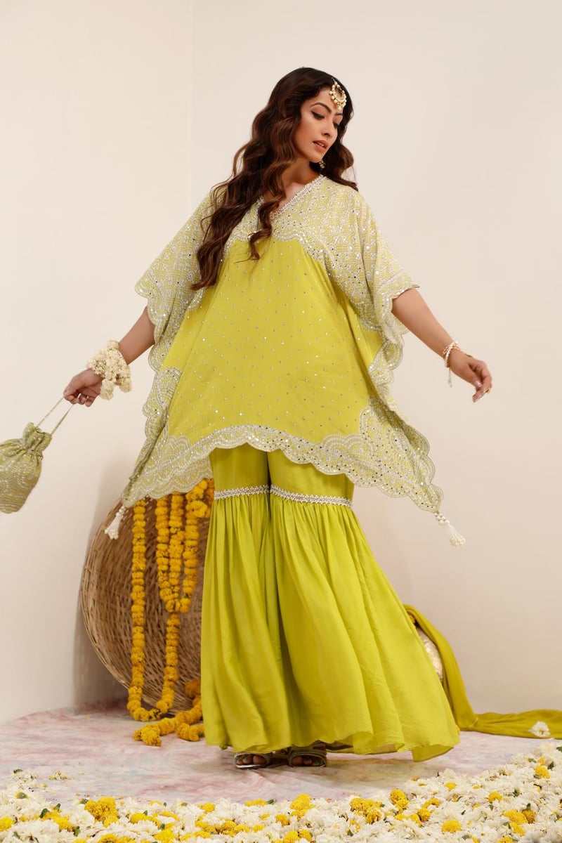 Hoor - Kaftan Garara Set