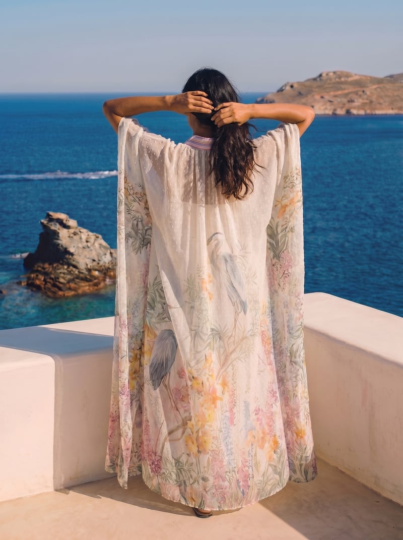Azzura Flora Drape