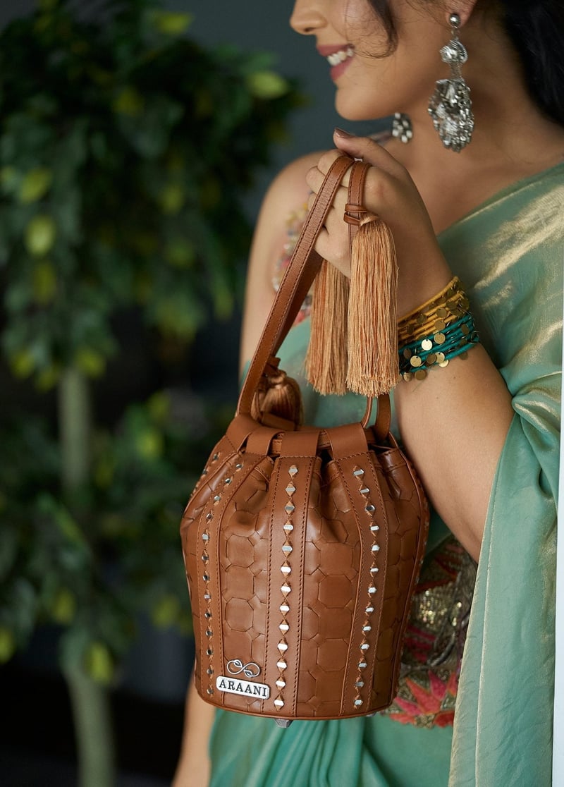 Sheesham Leather Bag