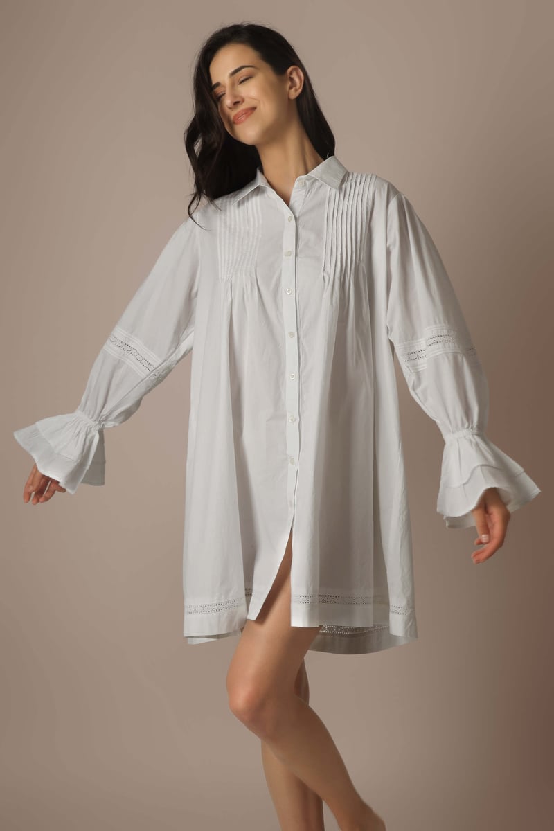 Emma, Shirt Dress — After Dark