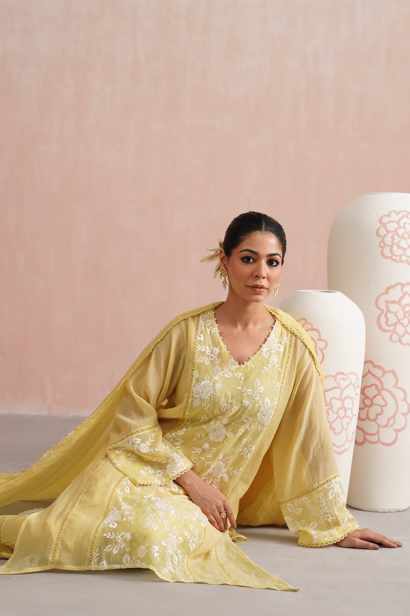 Dahlia Dupatta Set
