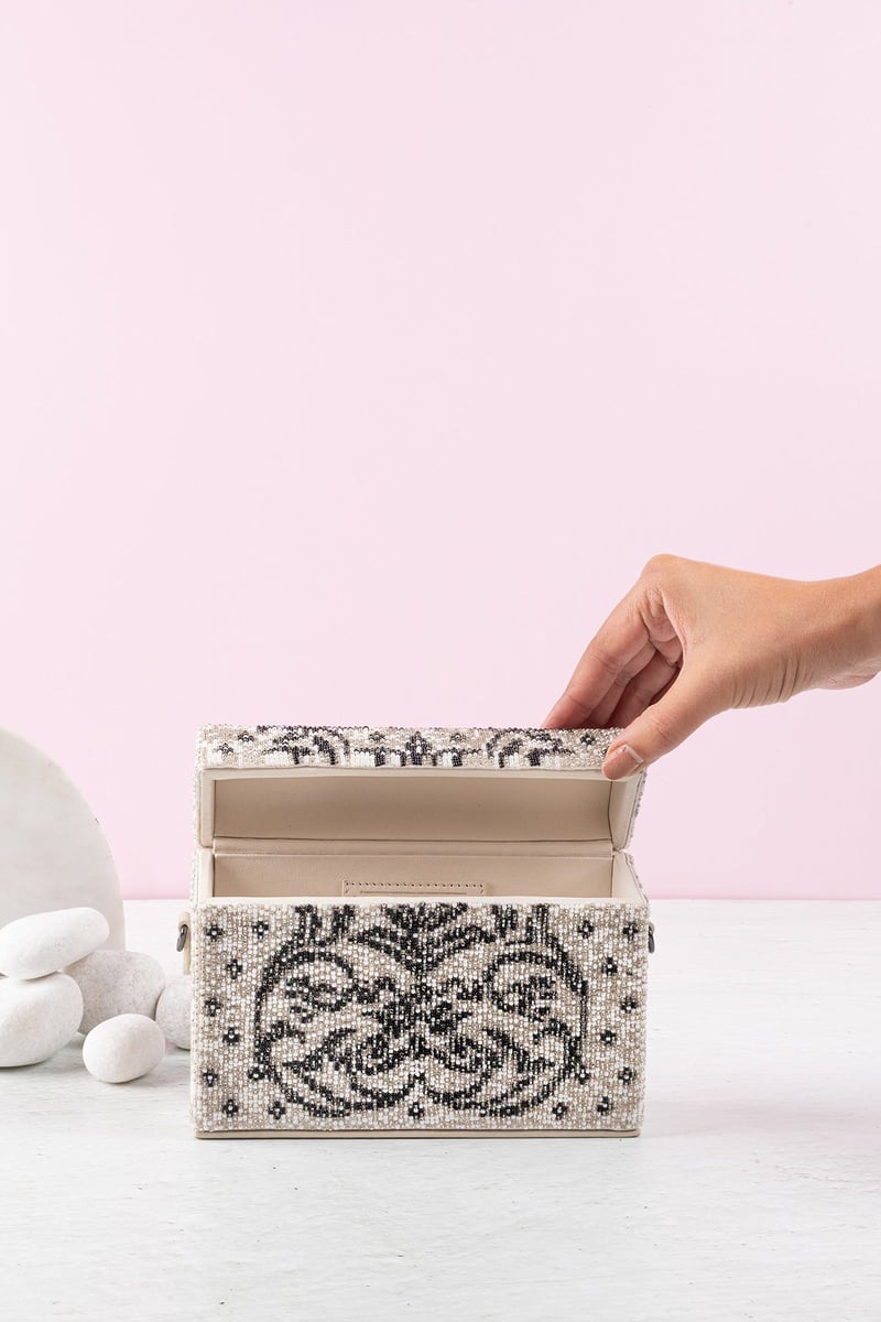 Chandni Beaded Box Bag