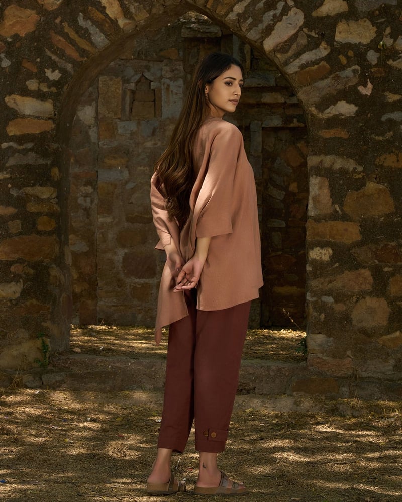 Mocha Cape Top