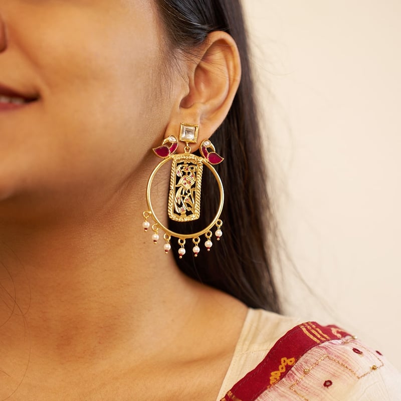 Akasha Statement Dangler Earrings