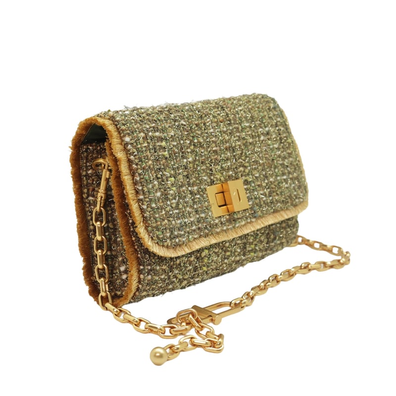 Jena Boucle Clutch Bag