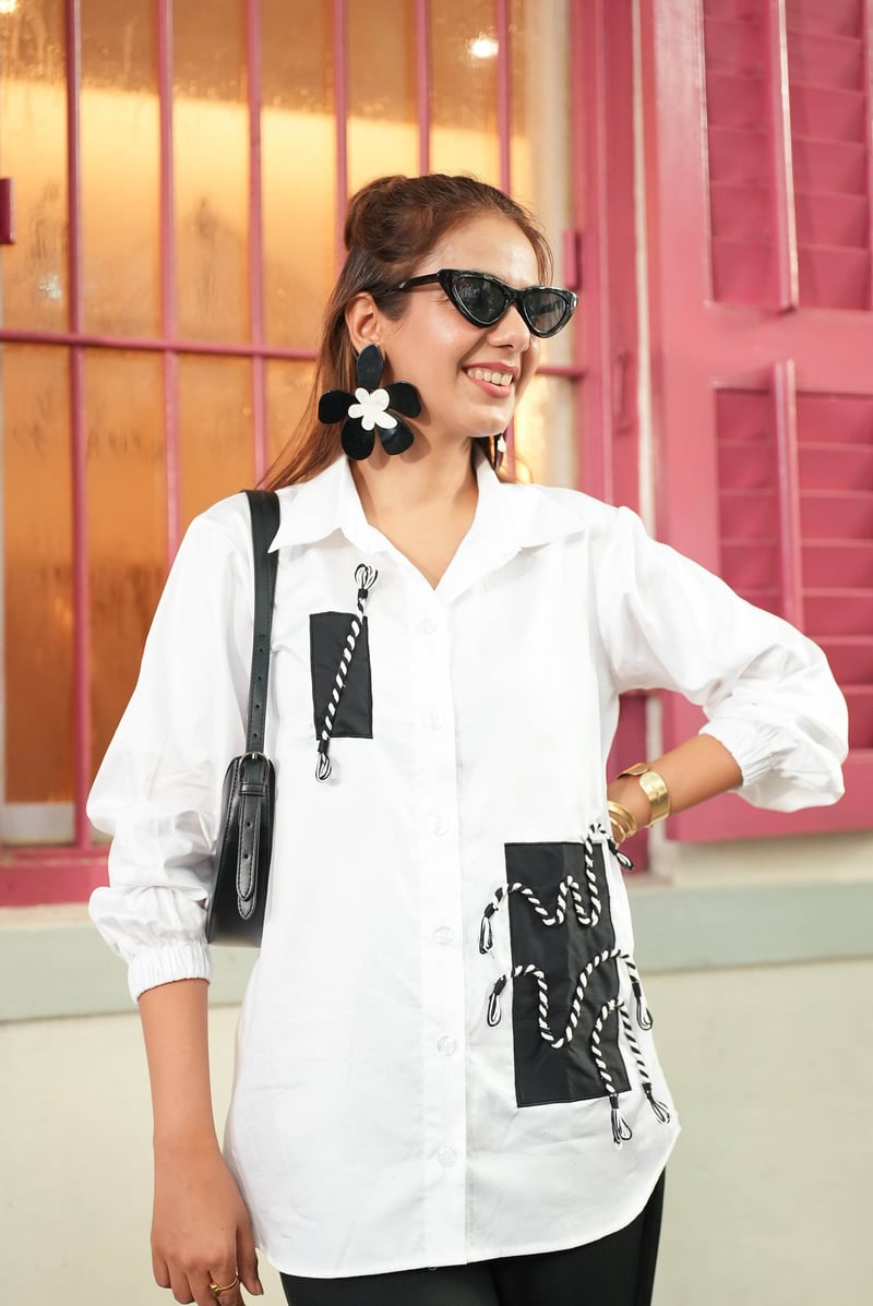 Bella White Co-ord Set