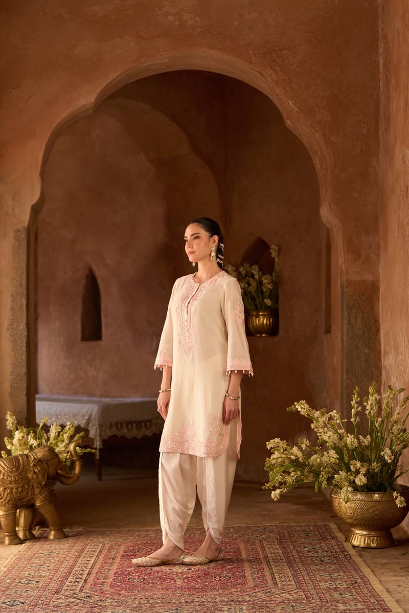 Nyra - Short Kurta And Dhoti