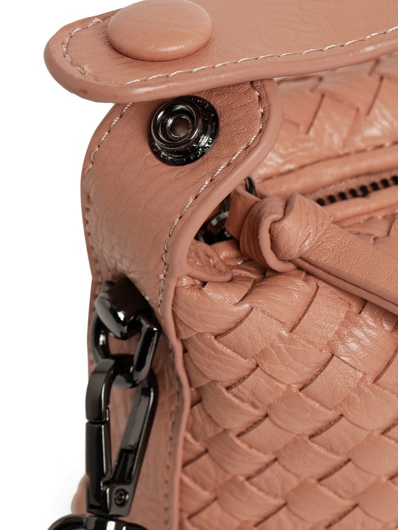 Fero - Woven Ladies Handbag Blush Pink