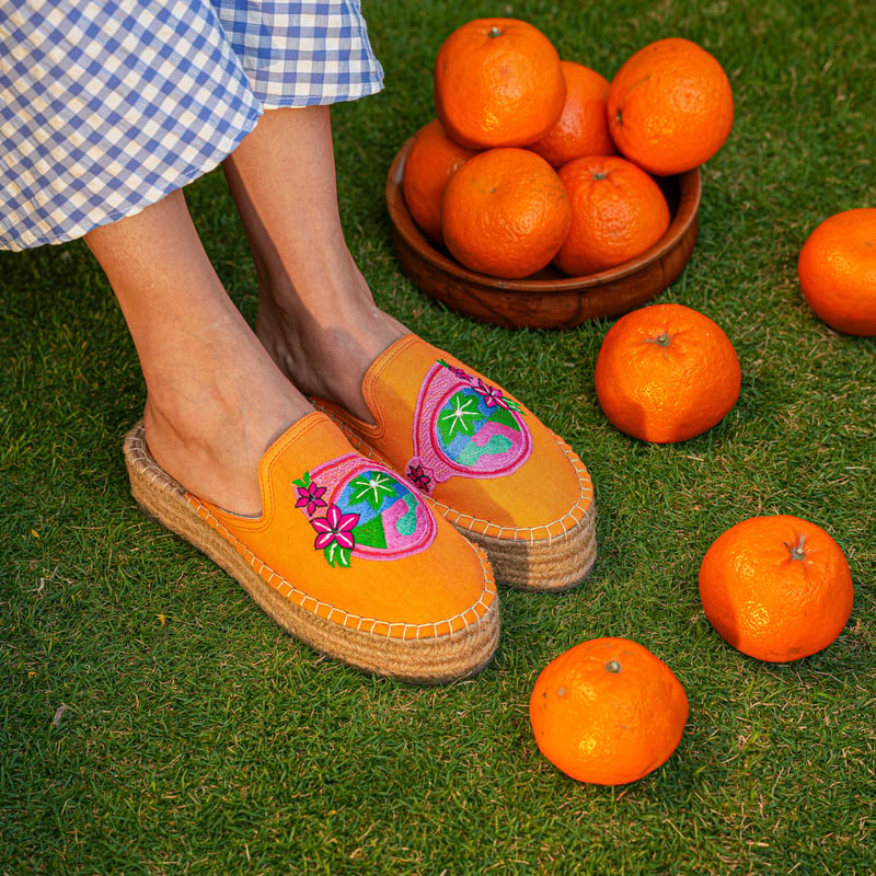 Sunny Espadrilles Orange