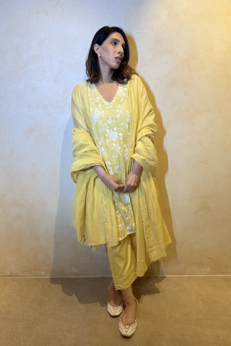 Dahlia Dupatta Set