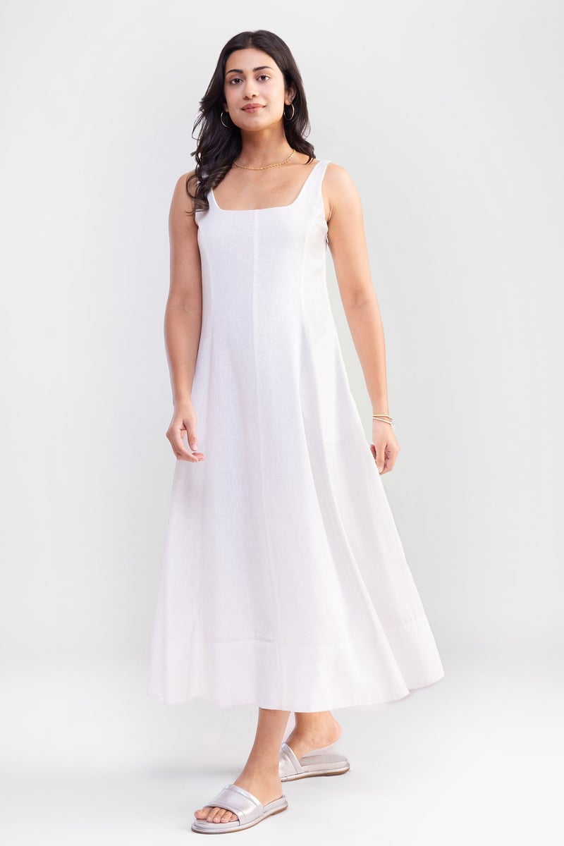 Chand Dress White — Pooja Aggarwal