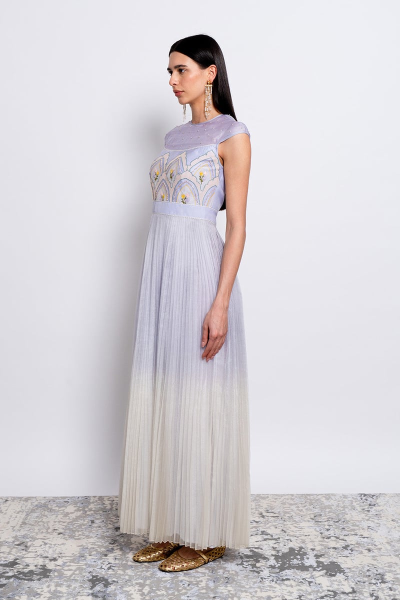 Elara Blue Gown