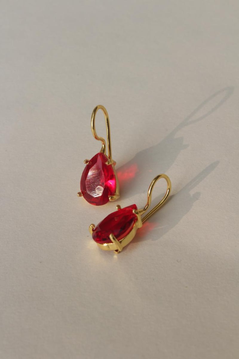 Red Earrings — Tijila