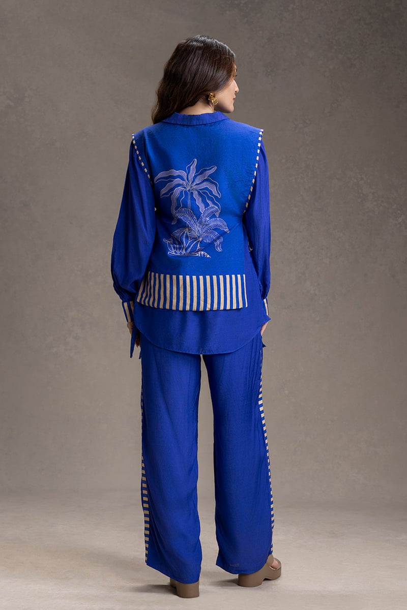 Kyomi Bib-Style Shirt With Pants