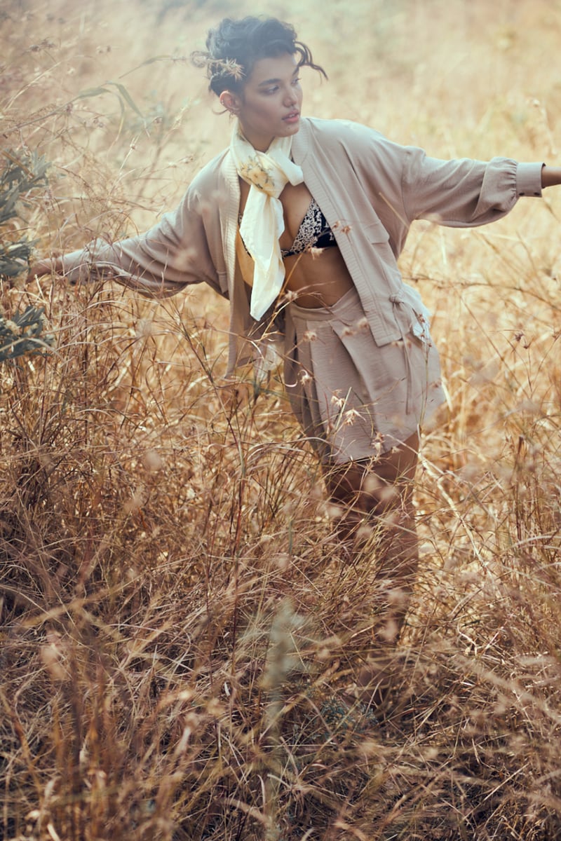 Noa Co-ord Set in Tan