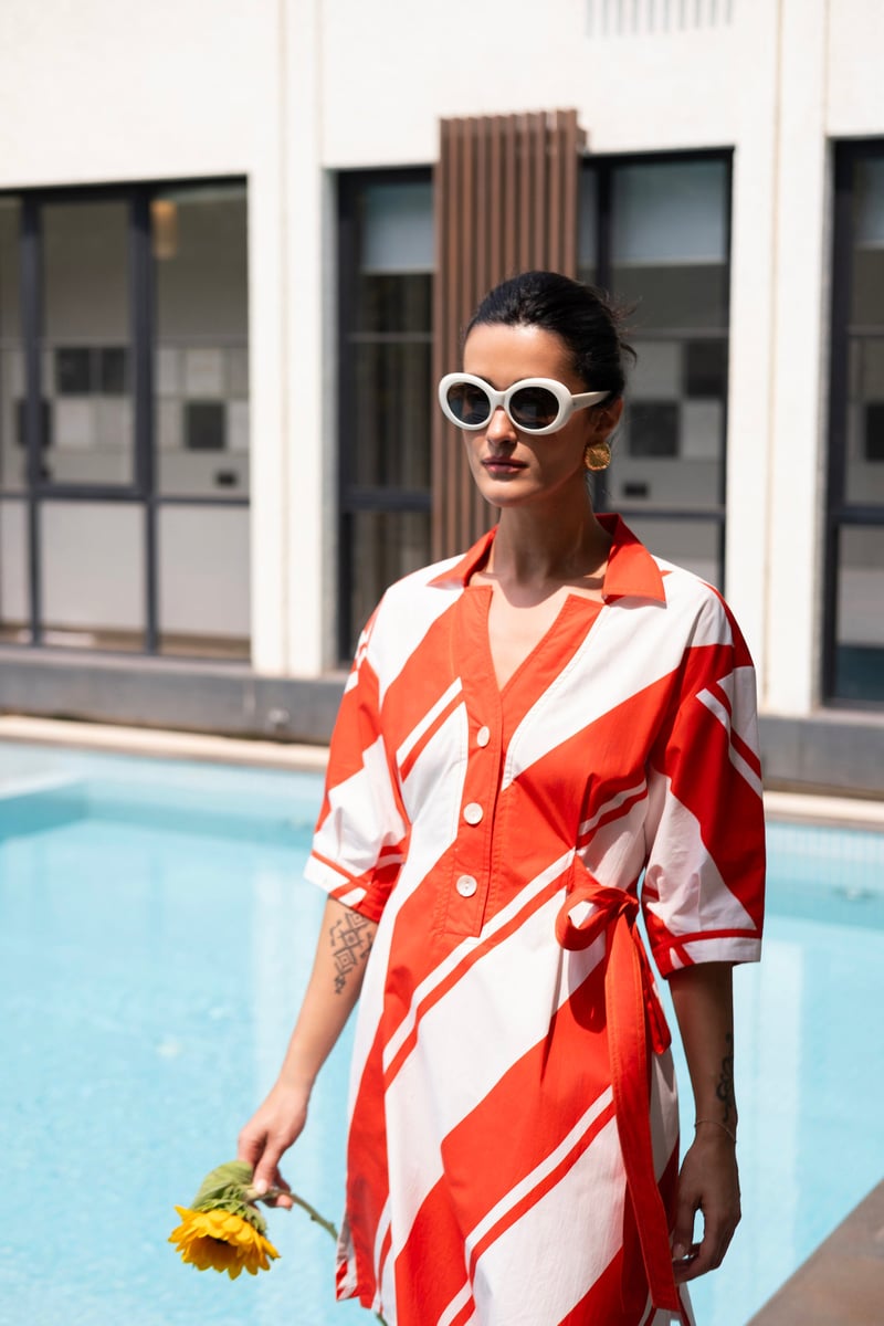 Portofino Stripe Dress