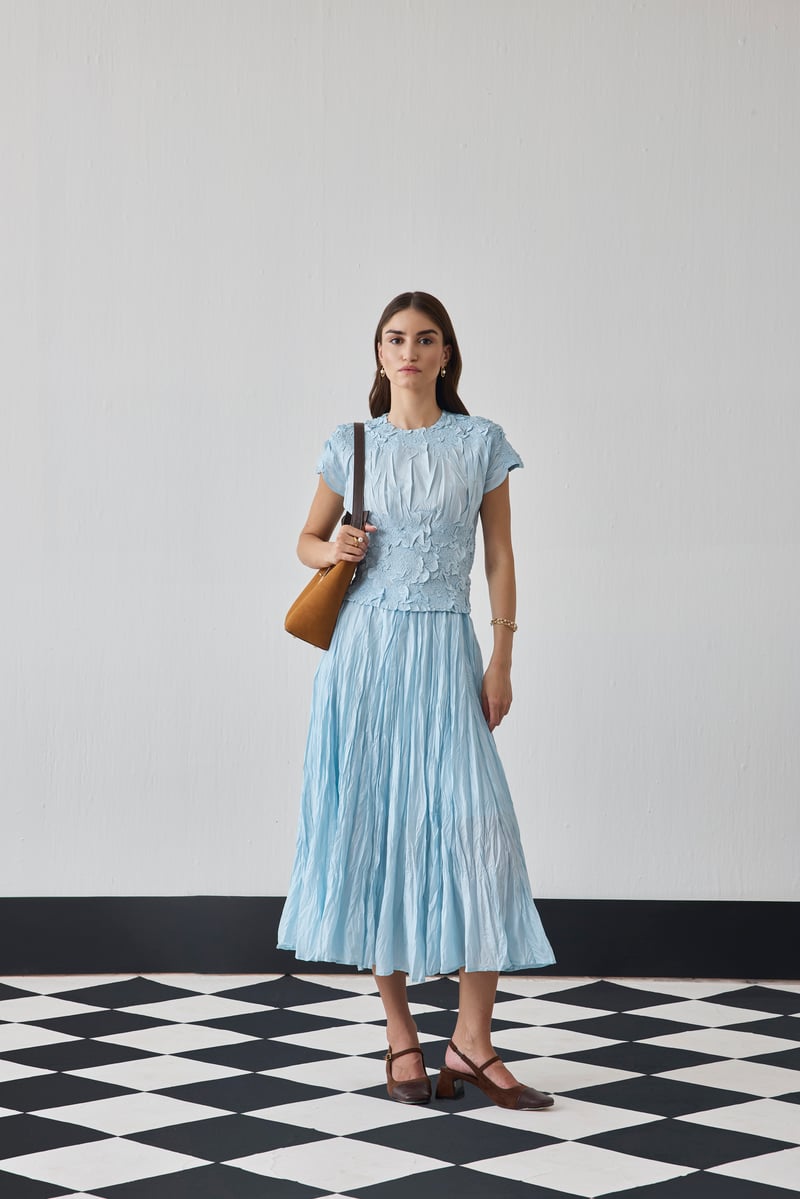 Nilu Skirt Set — Pleats by Aruni