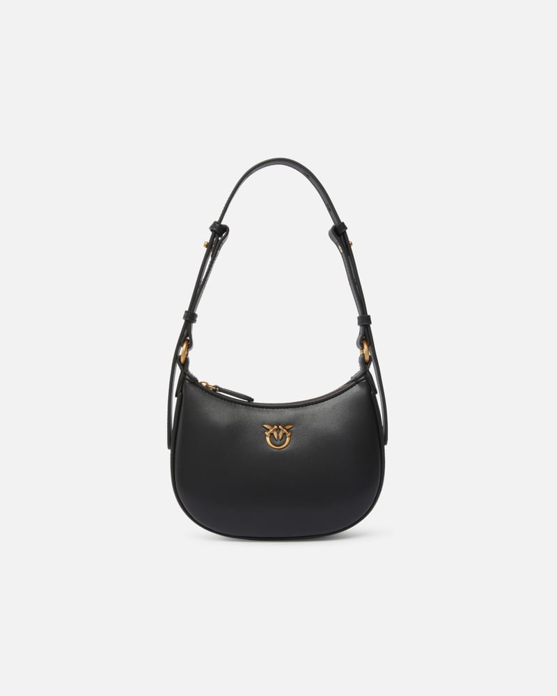 Baby Half Moon Leather Shoulder Bag