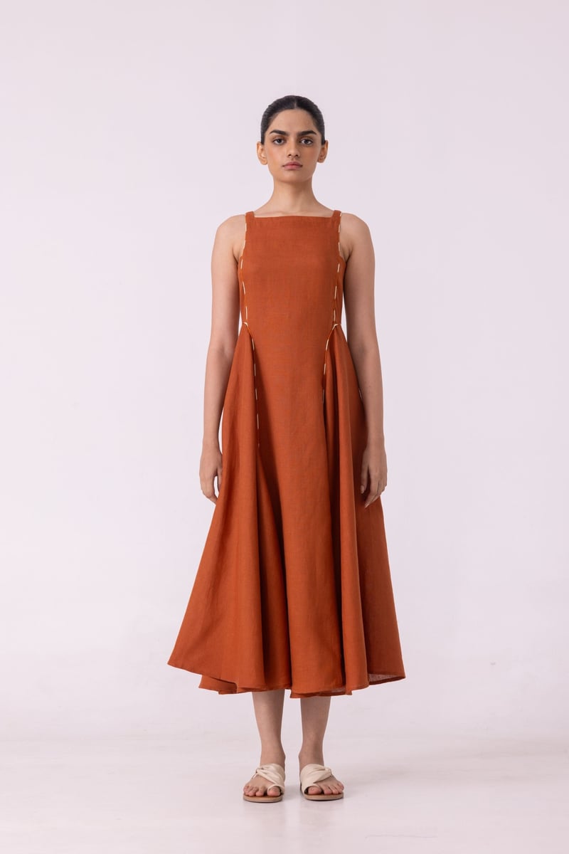 Weasley Linen Dress — The Summer House