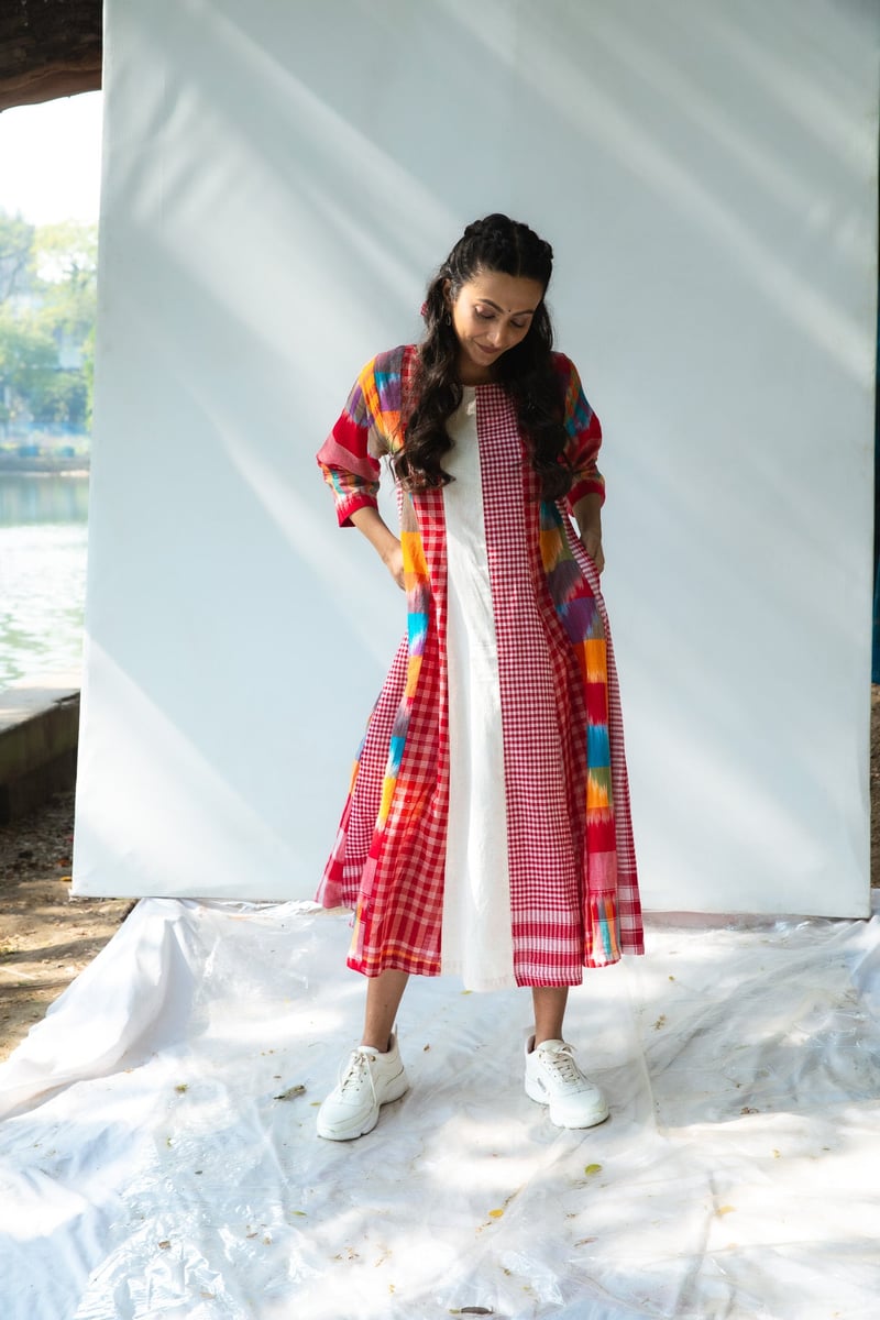 The Cloud Cluster 16 Panelled Dress