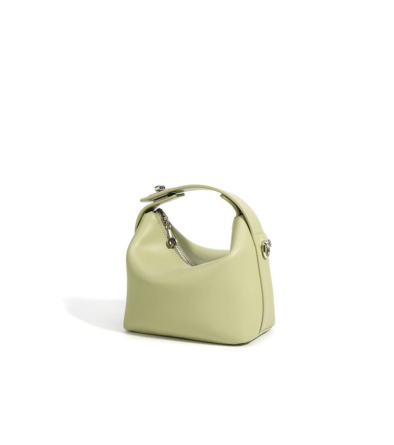 Liora- Ladies Leather Handbag Avocado Green