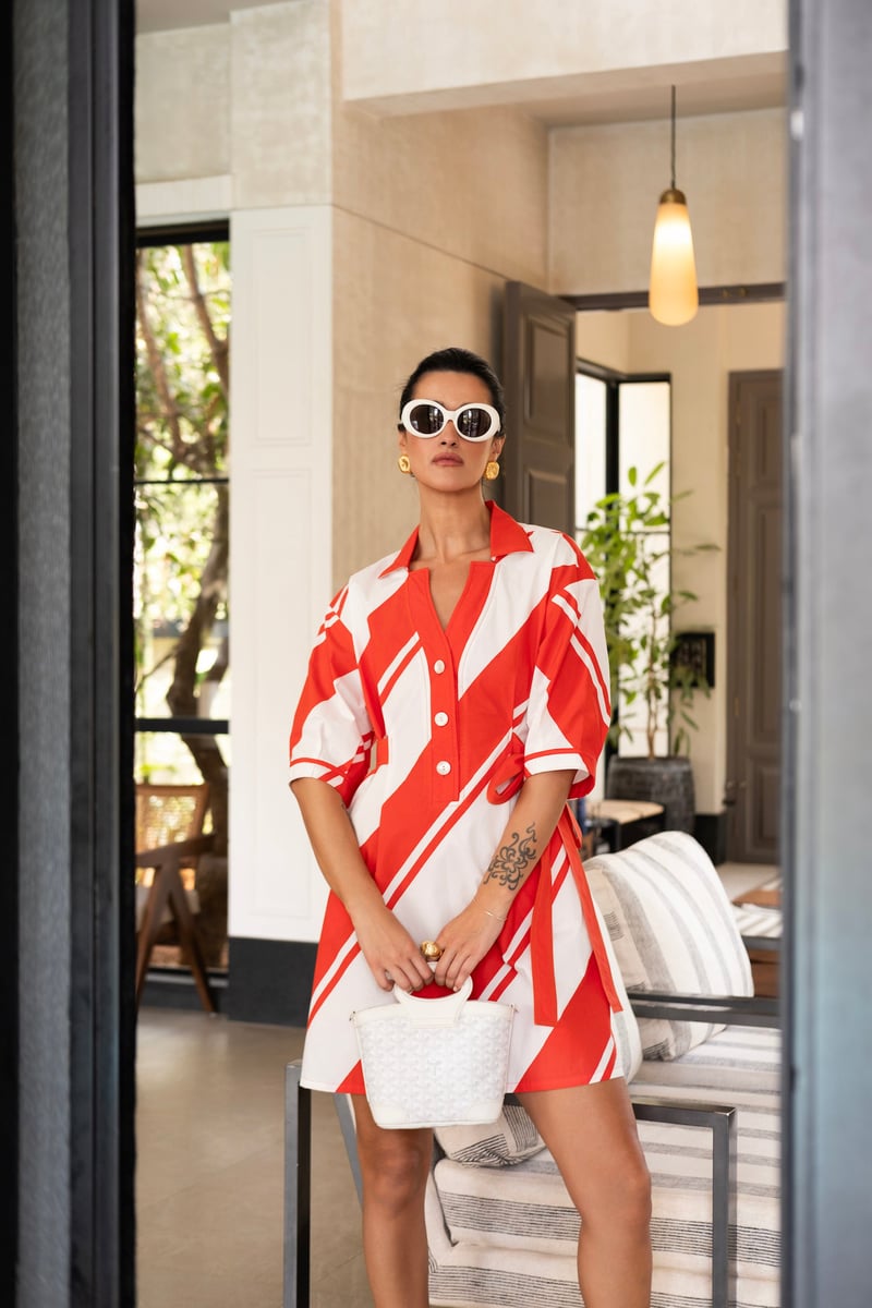Portofino Stripe Dress