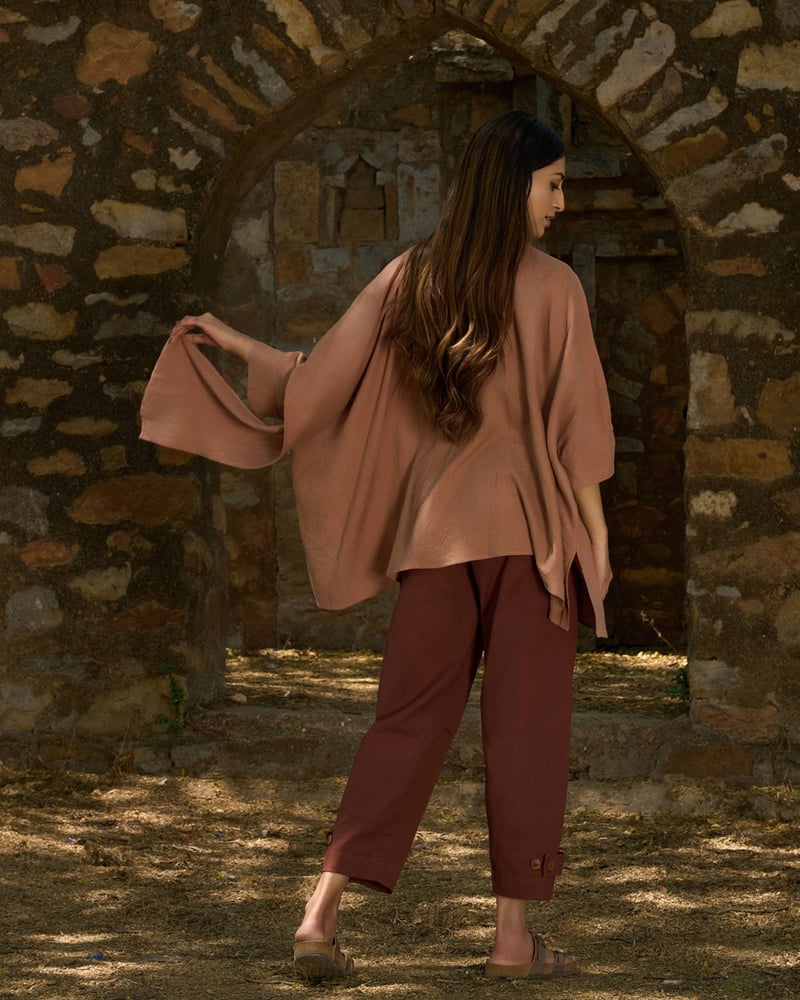 Mocha Cape Top