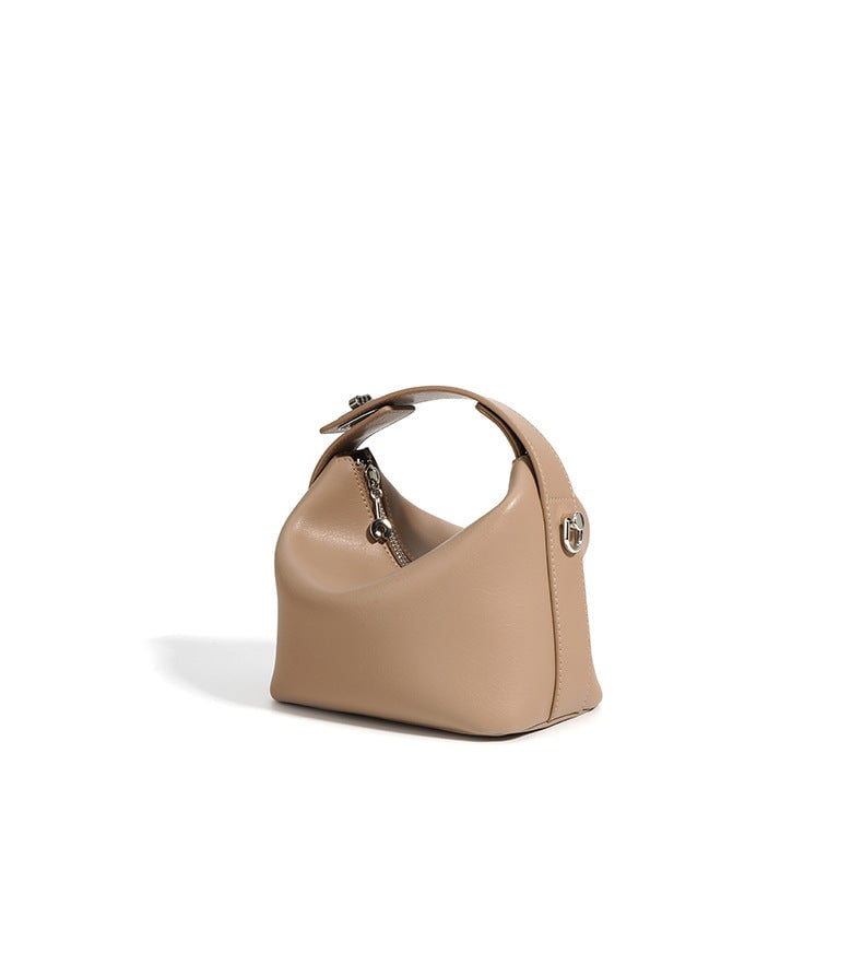 Liora- Ladies Leather Handbag Smoke Powder