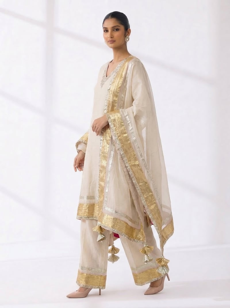 Ivory Tissue Suit