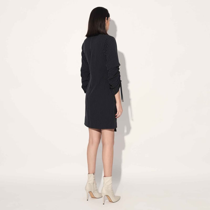NEBULA STRIPED JACKET DRESS