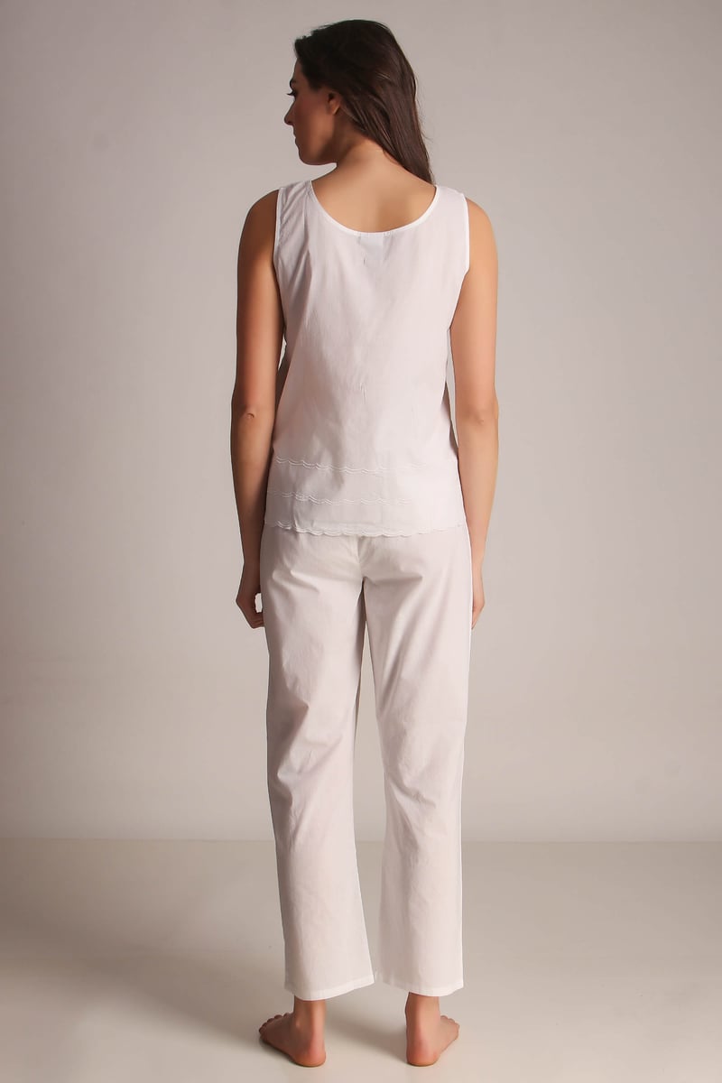 Vanessa, Embroidered Pyjama Suit