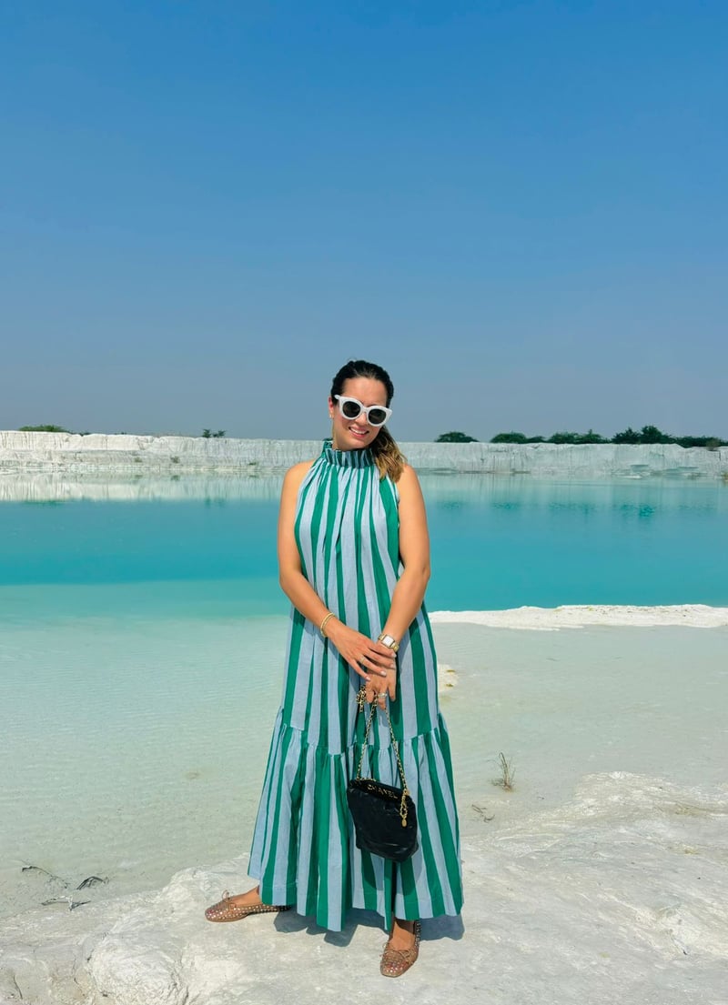 Grecian Meadow Maxi Dress