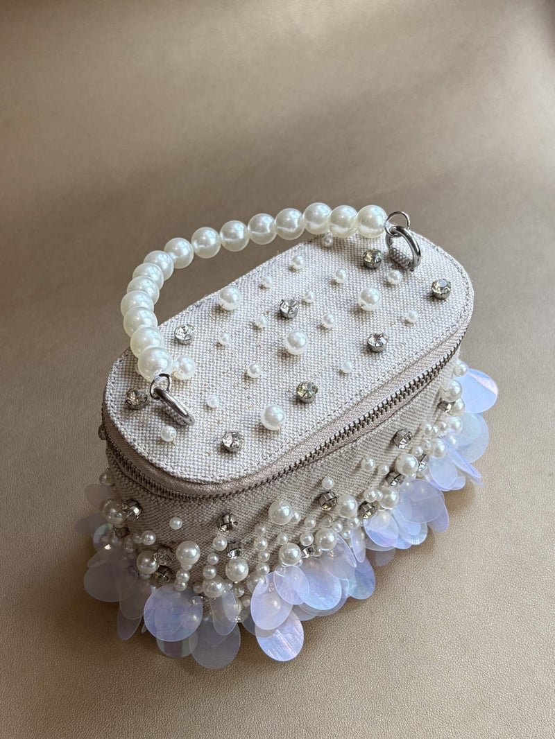 Jute Vanity Bag