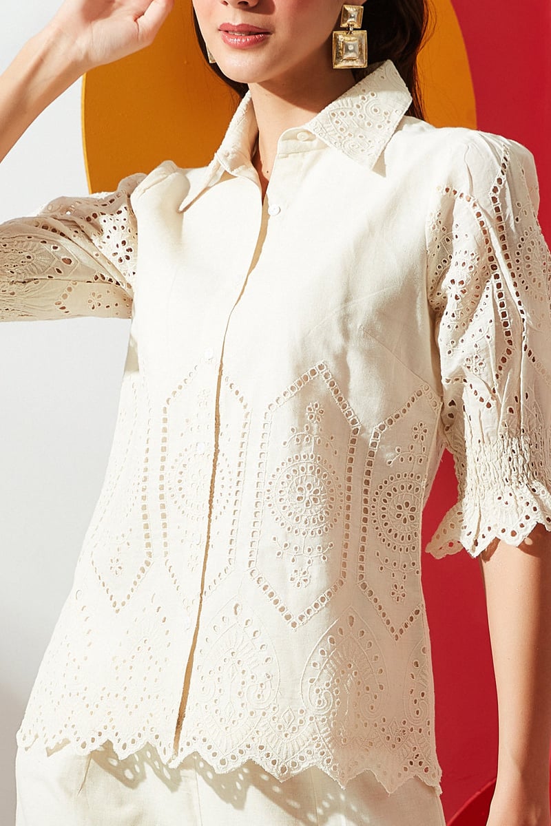 Classic Broderie Co-ord Set